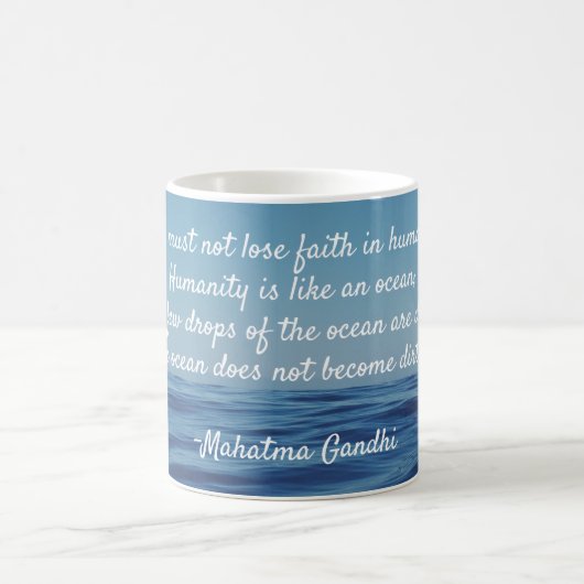 Humanitaire Ocean Quote Koffiemok (Center)