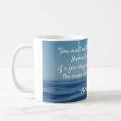 Humanitaire Ocean Quote Koffiemok (Links)