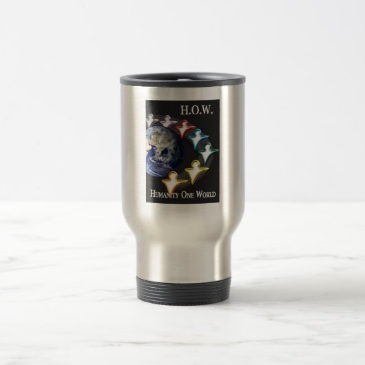 Humanitaire One World Travel Mug Reisbeker (Center)