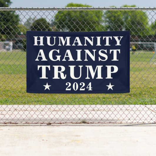 Humanity Against Trump President Election 2024 Spandoek (Insitu)