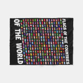 Humanity and Traveller Design Mannen Dag Vlag van  Fleece Deken (Voorkant (Horizontaal))