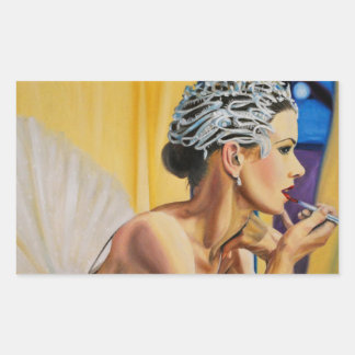 Humanity Ballerina Rechthoekige Sticker