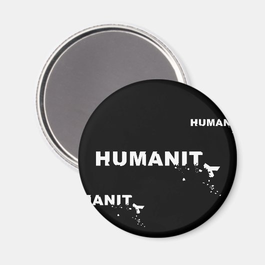 Humanity Crumbling Magneet (Voorkant / Achterkant)