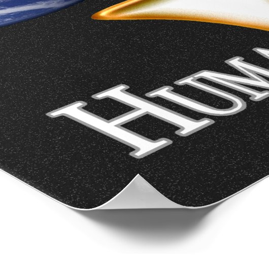 Humanity One World Poster (Hoek)