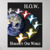 Humanity One World Poster (Voorkant)