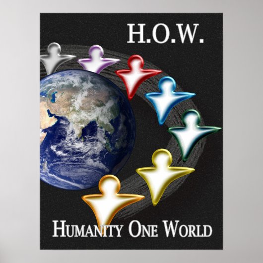 Humanity One World Poster (Voorkant)