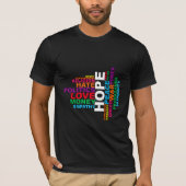 Humanity Word Cloud T-shirt (Voorkant)
