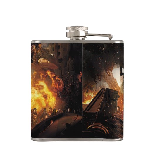 Humanity's End Flask Heupfles (Achterkant)