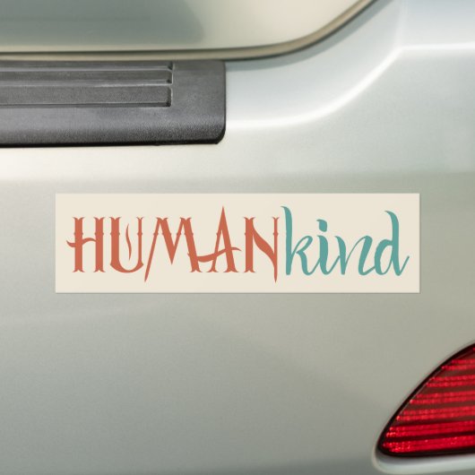 HumanKind Bumpersticker (Op auto)