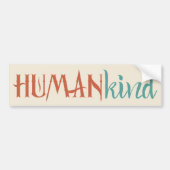 HumanKind Bumpersticker (Voorkant)