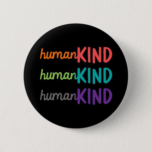 HUMANKIND-Button Ronde Button 5,7 Cm (Voorkant)