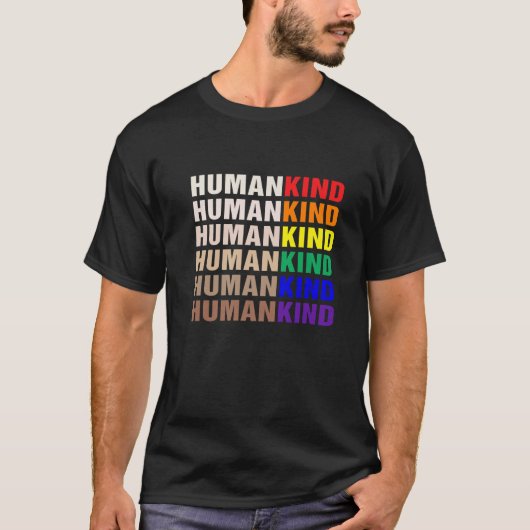 HUMANKIND Inspirerend LGBT Premium T Shirt (Voorkant)