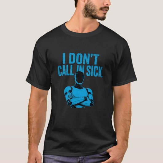 Humanoid AI-robot, tesla bot T-shirt (Voorkant)