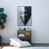 Humanoid Artificial Intelligence Canvas Afdruk