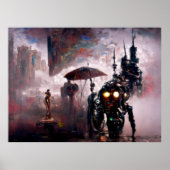 Humanoid Cyberpunk Poster (Voorkant)