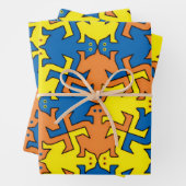 Humanoïde slangen inpakpapier vel (In situ)