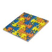 Humanoïde slangen tegeltje (Zijkant)