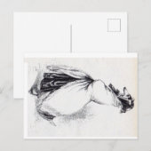 humanoïde vrouw briefkaart (Voorkant / Achterkant)