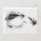 humanoïde vrouw briefkaart (Voorkant)