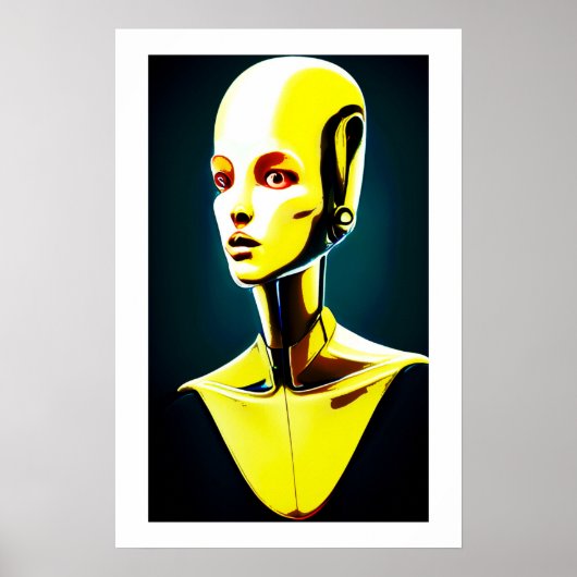 Humanoïden - model 01 poster (Voorkant)