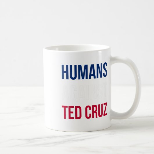 Humans against Ted Cruz - Texas Flag Koffiemok (Rechts)