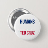 Humans against Ted Cruz - Texas Flag Ronde Button 5,7 Cm (Voorkant /achterkant)