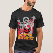 “Humans Are Scariest Halloween T-Shirt – Blood, Sk (Voorkant)