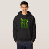 Humans Arent Real Alien Believer Hoodie (Voorkant volledig)