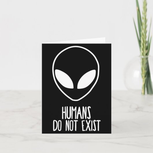 Humans Dont Exist  Kaart (Voorkant)