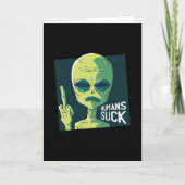 Humans Suck Kaart (Voorkant)