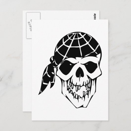 HumanSkull Briefkaart (Voorkant / Achterkant)