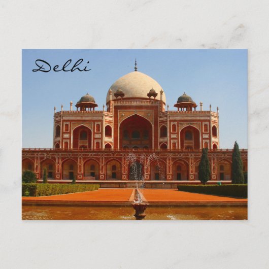 humayun delhi briefkaart (Voorkant)