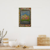 Humayun en Akbar met een vizier Poster (Keuken)