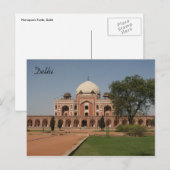 humayun tomb briefkaart (Voorkant / Achterkant)