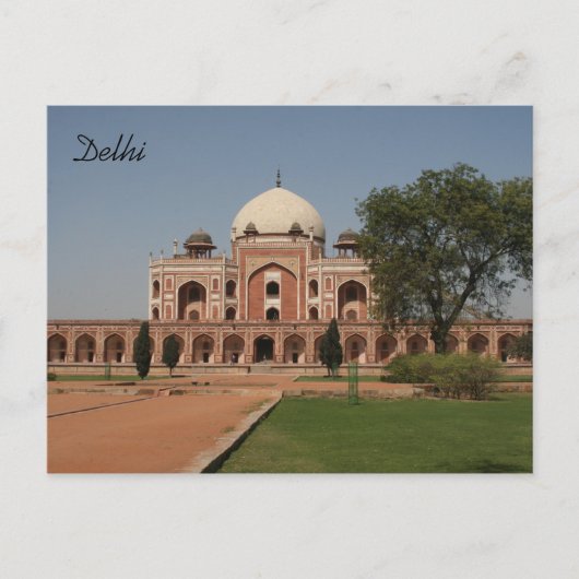humayun tomb briefkaart (Voorkant)