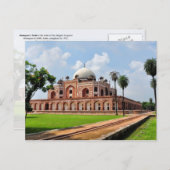 Humayun's tomb in Delhi, India Briefkaart (Voorkant / Achterkant)