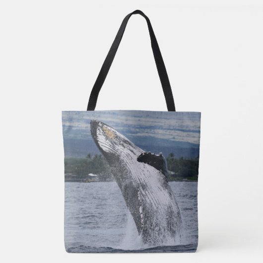 Humback Whale Baching Tote Bag (Voorkant)