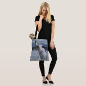 Humback Whale Baching Tote Bag (Op model)