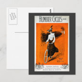 Humber Bike Advertisement Briefkaart (Voorkant / Achterkant)