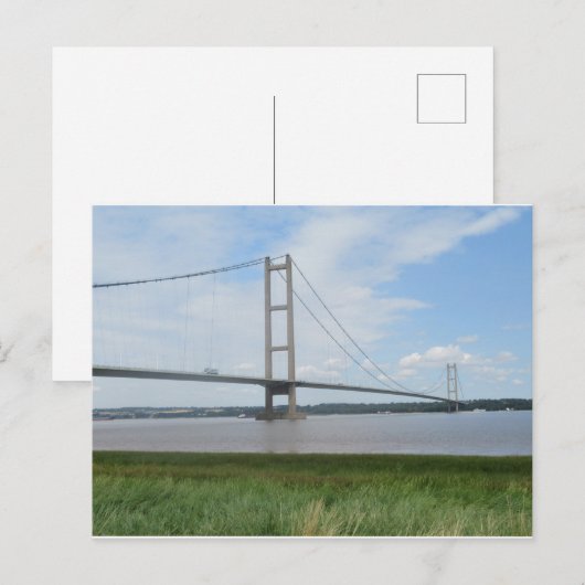 Humber Bridge 2018 Colour Briefkaart (Voorkant / Achterkant)