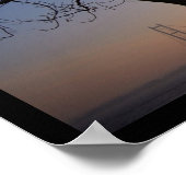 Humber Bridge #4 [Afdrukken] Poster (Hoek)