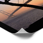 Humber Bridge #4 [Afdrukken] verticaal Poster (Hoek)