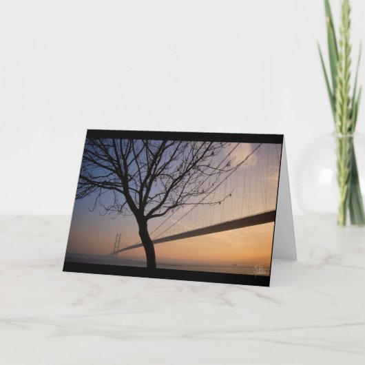 Humber Bridge #4 [Wenskaart] Kaart (Voorkant)