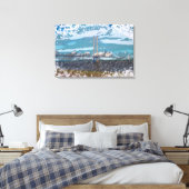 Humber Bridge Canvas Afdruk (Insitu (Slaapkamer))