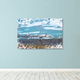Humber Bridge Canvas Afdruk