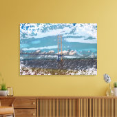 Humber Bridge Canvas Afdruk (Insitu (Woonkamer))