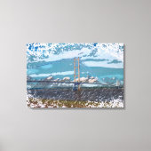 Humber Bridge Canvas Afdruk (Voorkant)