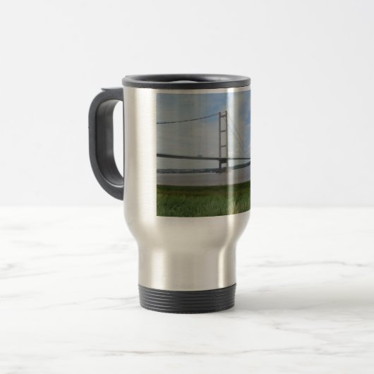 Humber Bridge Design Travel/Commuter Mok (Voorkant links)