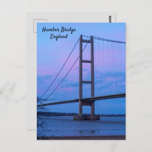 Humber Bridge England Briefkaart (Voorkant / Achterkant)