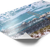 Humber Bridge Foto Afdruk (Hoek)